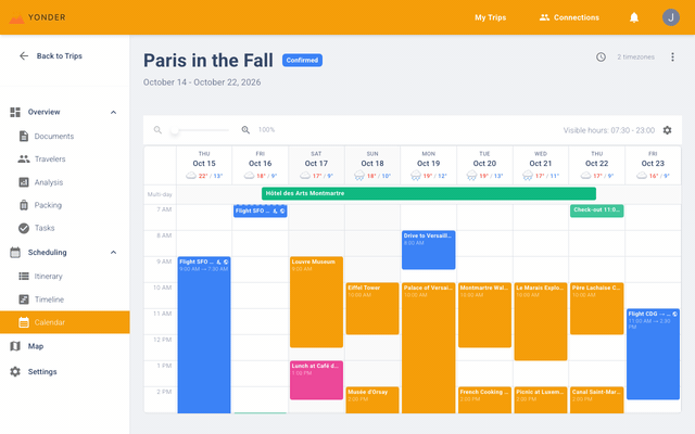Calendar View demo